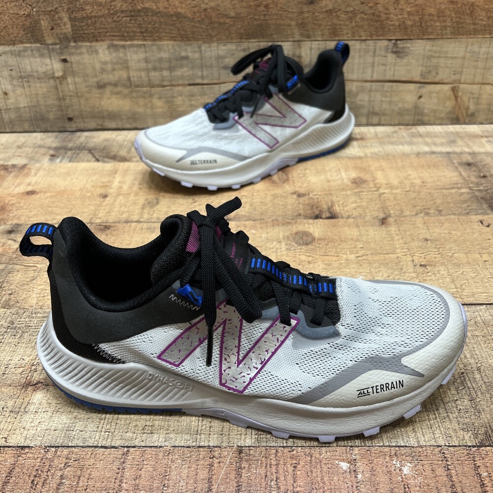 New Balance All Terrain Dynasoft Womens Gray Trail Running Shoes Size 10 B